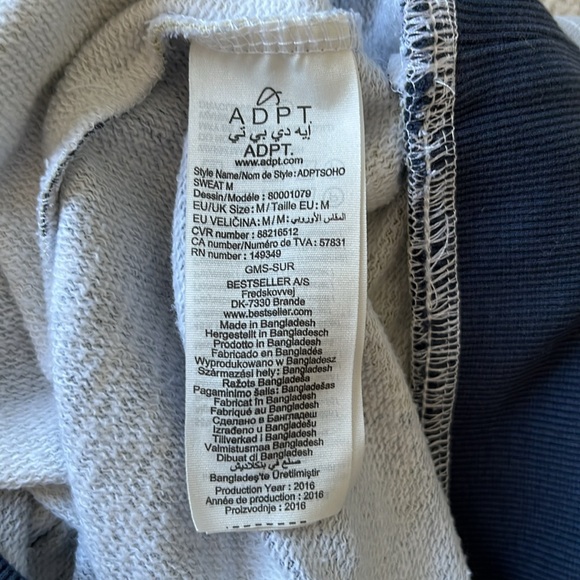 ADPT soho sweat shirt - adult medium - Picture 4 of 4